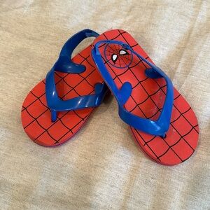 Spider-Man flip-flops like new size 7/8